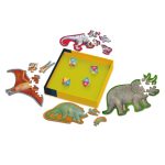 Joc cu zaruri piramidale Dinoroll, Djeco - imagine 2