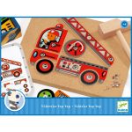 Joc de asamblat Vehicule Tap Tap, Djeco - imagine 4