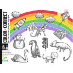 Joc de carti Color connect, Djeco - imagine 2