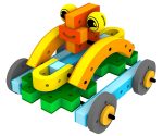 Joc de construit cu blocuri Combiner, Bakoba - imagine 4
