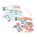 Joc de desenat Familii de animale, Djeco - imagine 3