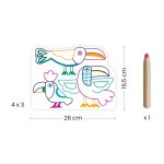 Joc de desenat Familii de animale, Djeco - imagine 5