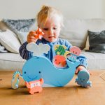 Joc de echilibru din lemn cu fauna marina, Orange Tree Toys - imagine 5
