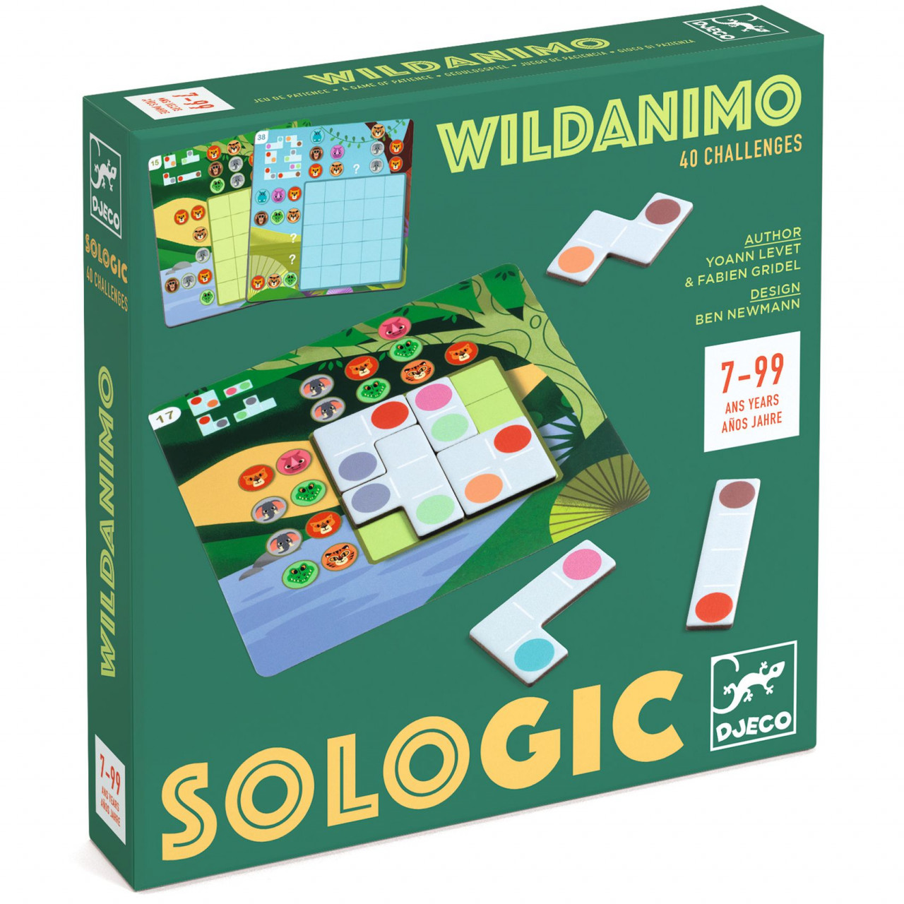 joc-de-logica-animale-salbatice-djeco10524 Joc de logica Animale salbatice, Djeco - imagine 1