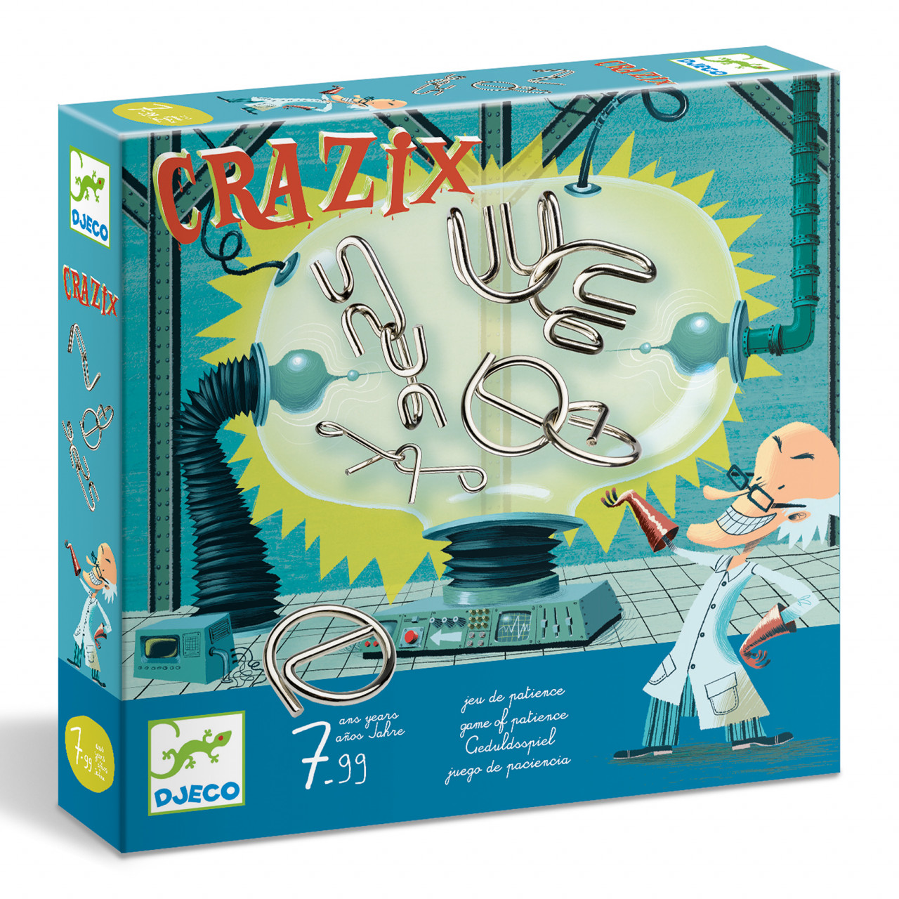 joc-de-logica-crazix-6-jocuri-metalice-djeco12775 Joc de logica Crazix 6 jocuri metalice, Djeco - imagine 1