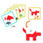 Joc de logica Tangram, Djeco - imagine 4