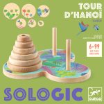 Joc de logica Turnul din Hanoi, Djeco - imagine 3