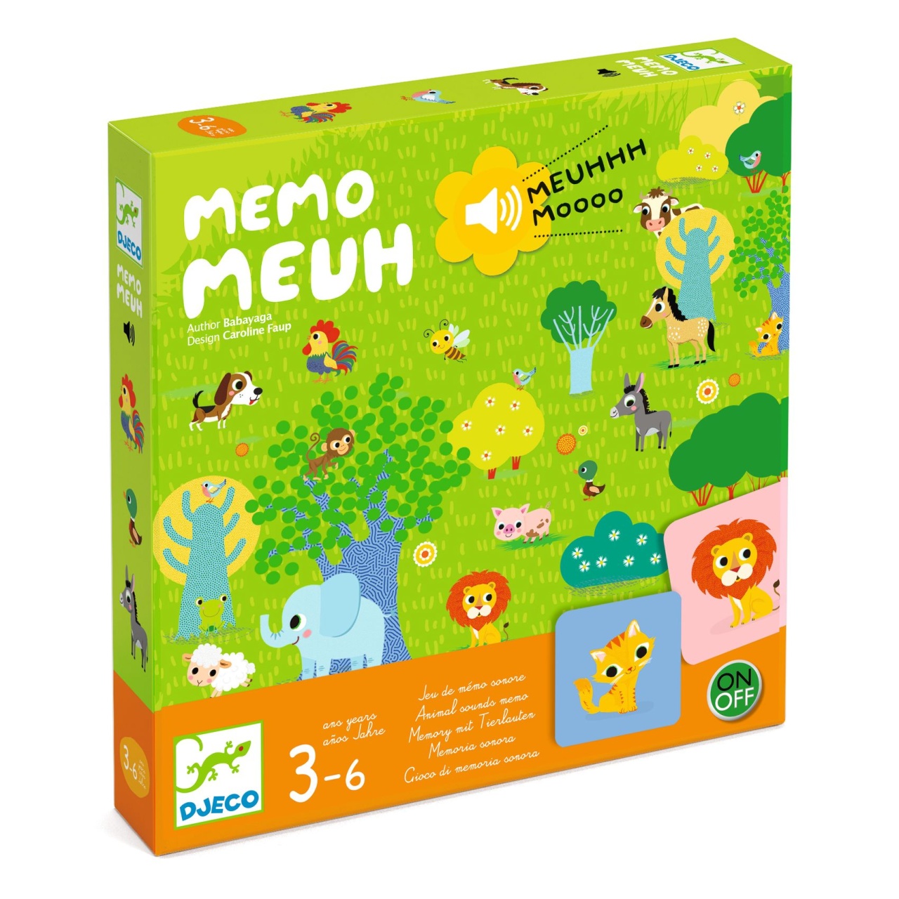 joc-de-memorie-cu-sunete-memo-meuh-djeco17232 Joc de memorie cu sunete Memo Meuh, Djeco - imagine 1