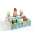 Joc de rol din lemn Gelateria Lina & Lino, Djeco - imagine 3