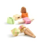 Joc de rol din lemn Gelateria Lina & Lino, Djeco - imagine 4