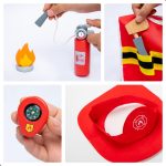 Joc de rol Set de pompier, UMU Toys - imagine 4