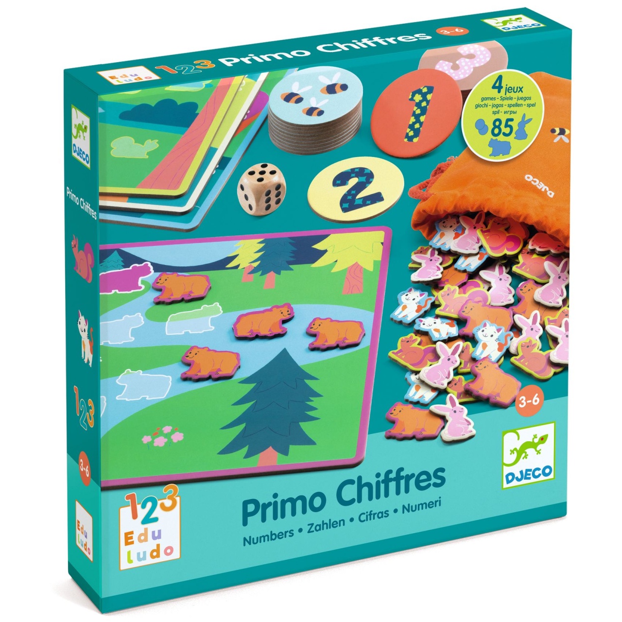 joc-educativ-eduludo-primele-cifre-djeco21002 Joc educativ Eduludo primele cifre, Djeco - imagine 1