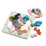 Joc Educativ Geometrie și Animale, Djeco - imagine 2