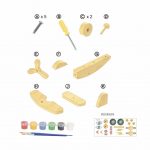 Joc educativ si creativ de asamblat si pictat Avion, Egmont Toys - imagine 4