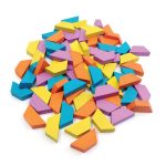 Joc educativ tip mozaic cu forme trapezoidale, Explorare - imagine 3