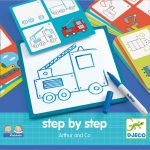 Joc Eduludo Deseneaza pas cu pas vehicule si roboti, Djeco - imagine 2