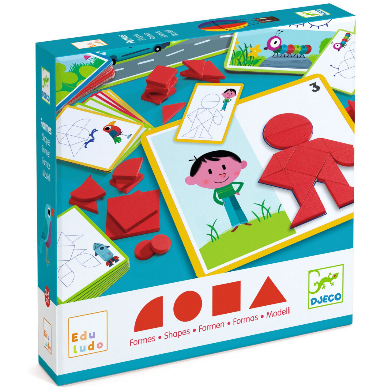 joc-eduludo-forme-geometrice-djeco12792 Joc Eduludo Forme geometrice, Djeco - imagine 1