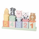 Joc Invata sa numeri cu animale de ferma, Orange Tree Toys - imagine 4