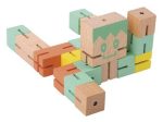 Joc logic IQ 3D puzzle Baiat verde, Fridolin - imagine 3