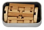 Joc logic IQ 3D Puzzle in cutie metalica Double disck, Fridolin - imagine 3