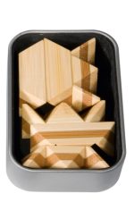 Joc logic IQ 3D Puzzle in cutie metalica Star, Fridolin - imagine 3