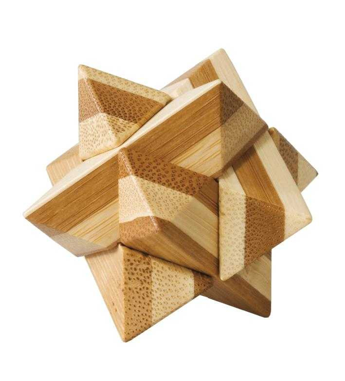 joc-logic-iq-3d-puzzle-in-cutie-metalica-star-fridolin2357 Joc logic IQ 3D Puzzle in cutie metalica Star, Fridolin - imagine 1