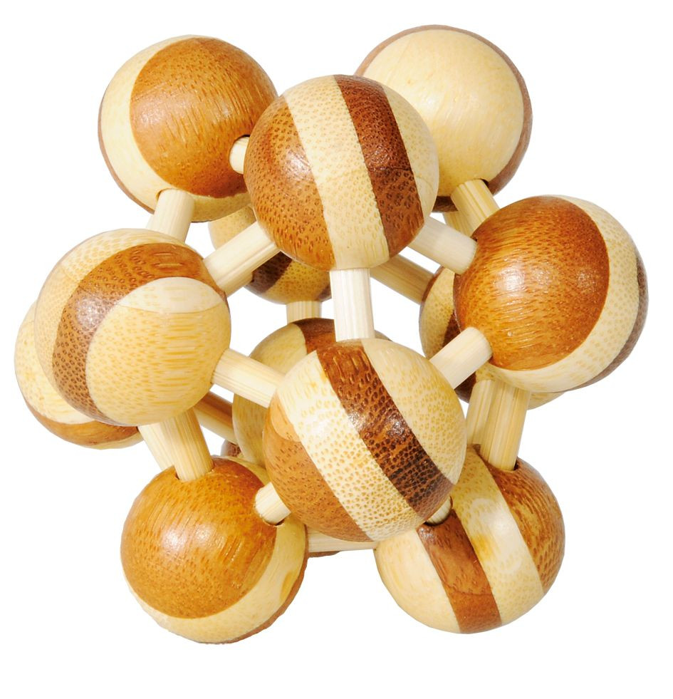 joc-logic-iq-puzzle-3d-atom-doua-culori-fridolin6349 Joc logic IQ Puzzle 3D Atom doua culori, Fridolin - imagine 1