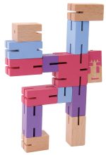 Joc logic IQ Puzzle 3D Figurina violet, Fridolin - imagine 2