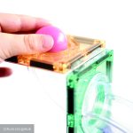 Joc magnetic Circuit pastel cu bile - 70 Piese, Cleverclixx - imagine 2