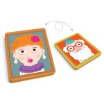 Joc magnetic creativ Portrete, Djeco - imagine 4