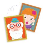 Joc magnetic creativ Portrete, Djeco - imagine 5