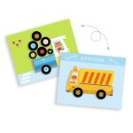 Joc magnetic cu Vehicule, Djeco - imagine 3