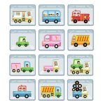 Joc magnetic cu Vehicule, Djeco - imagine 5
