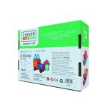 Joc magnetic de construit cu set de roti 25 piese, Cleverclixx - imagine 4