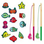 Joc magnetic de pescuit Fishing colour, Djeco - imagine 4