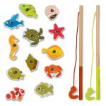 Joc magnetic de pescuit Fishing tropic, Djeco - imagine 4