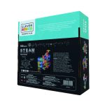 Jocuri magnetice Circuit cu bile luminoase 100 piese, Cleverclixx - imagine 3