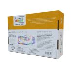 Jocuri magnetice Traseu de curse 80 piese pastel, Cleverclixx - imagine 2