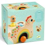 Jucarie bebe Gaina cu oua Tapatou, Djeco - imagine 3