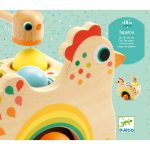 Jucarie bebe Gaina cu oua Tapatou, Djeco - imagine 2