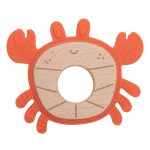 Jucarie bebe Inel de dentitie Crab, Moulin Roty - imagine 4