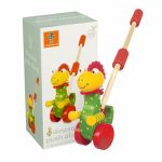 Jucarie de impins dinozaur, Orange Tree Toys - imagine 4