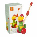 Jucarie de impins dinozaur, Orange Tree Toys - imagine 2