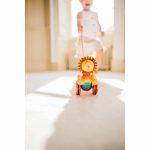 Jucarie de impins leu, Orange Tree Toys - imagine 4