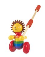 Jucarie de impins leu, Orange Tree Toys - imagine 5