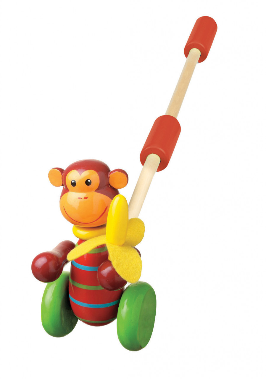 jucarie-de-impins-maimutica-orange-tree-toys9757 Jucarie de impins maimutica, Orange Tree Toys - imagine 1