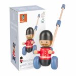 Jucarie de impins soldat londonez, Orange Tree Toys - imagine 4