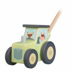Jucarie de impins tractor, Orange Tree Toys - imagine 4