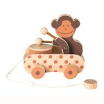 Jucarie de tras maimutica Paulo, Egmont Toys - imagine 2