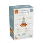 Jucarie din lemn de stivuit cu crab, Orange Tree Toys - imagine 2